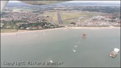 Subsea cables in the Solent. - Click to view high resolution version